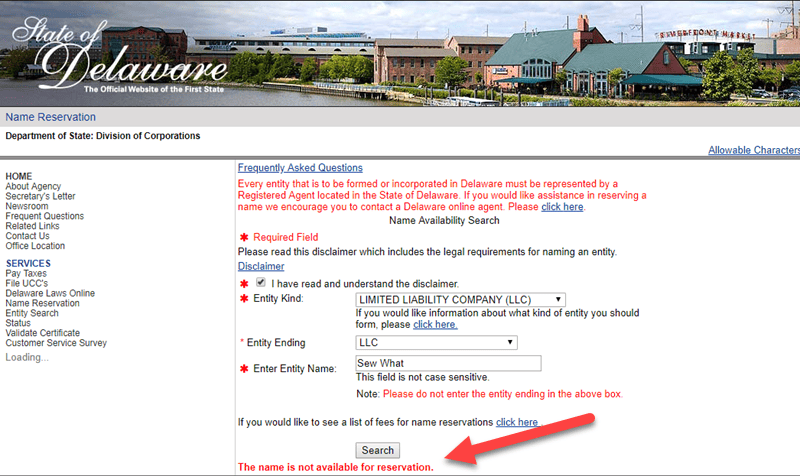 How To Do A Delaware Business Name Search - StartUp 101