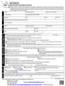 How To Get A Missouri Sales Tax Exemption Certificate - StartUp 101