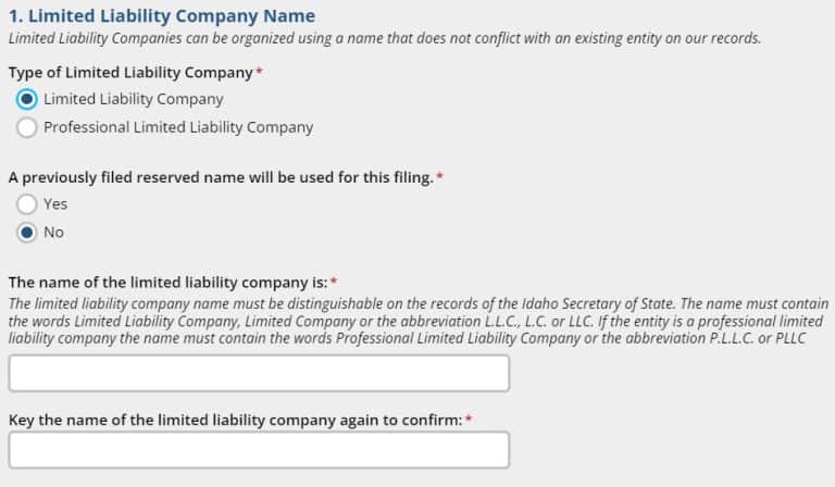 Image showcasing How To Fill Out The Idaho LLC Certificate Of Organization - StartUp 101